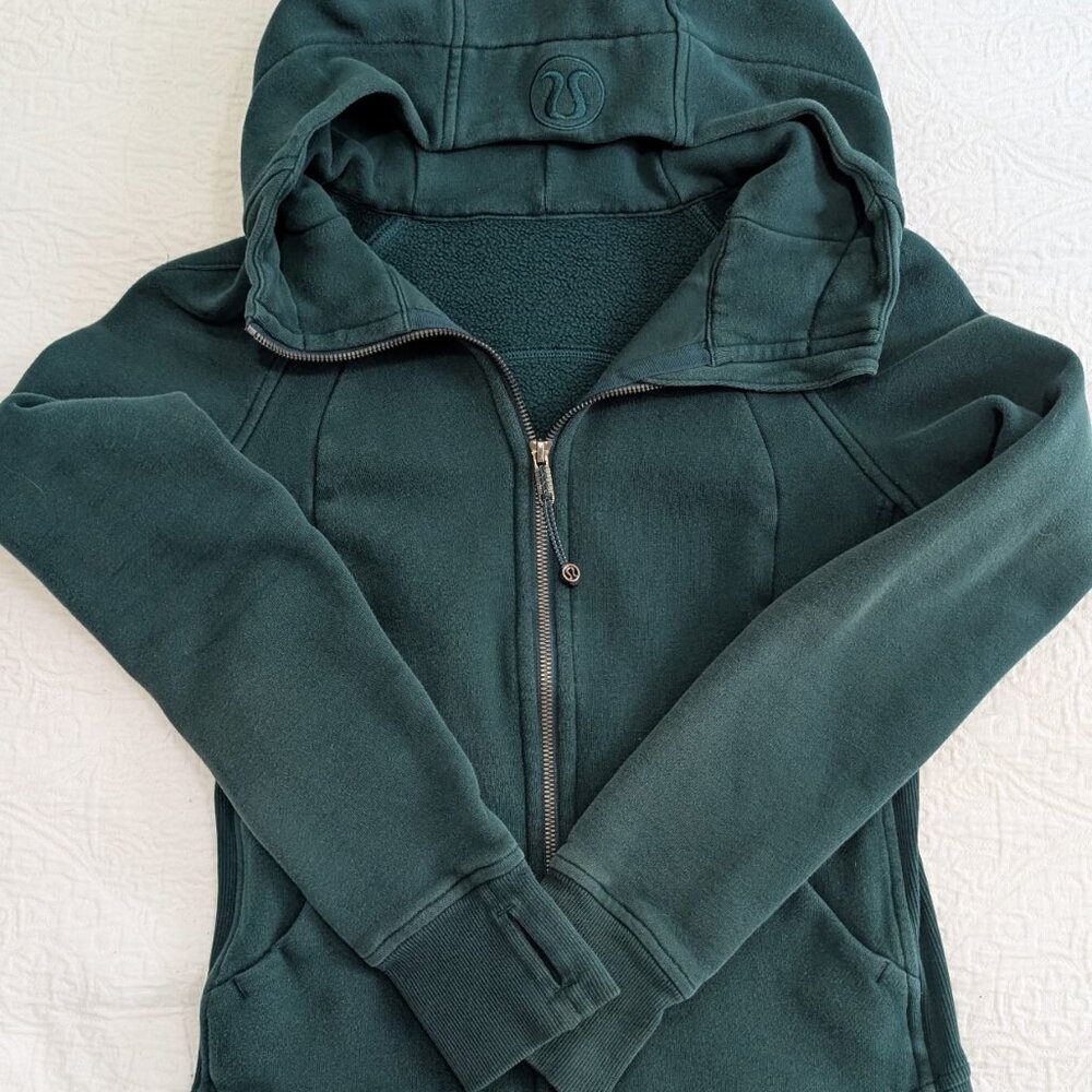 lululemon scuba full zip hoodie, size 4